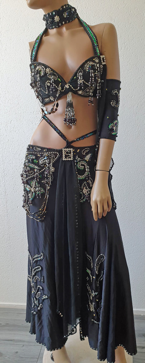 Beautiful designer suit black - Shahar