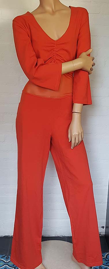 belly dance catsuit cinnamon color in 3XL