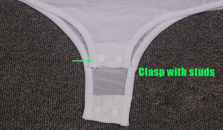 Body net fabric mesh for under a costume - black