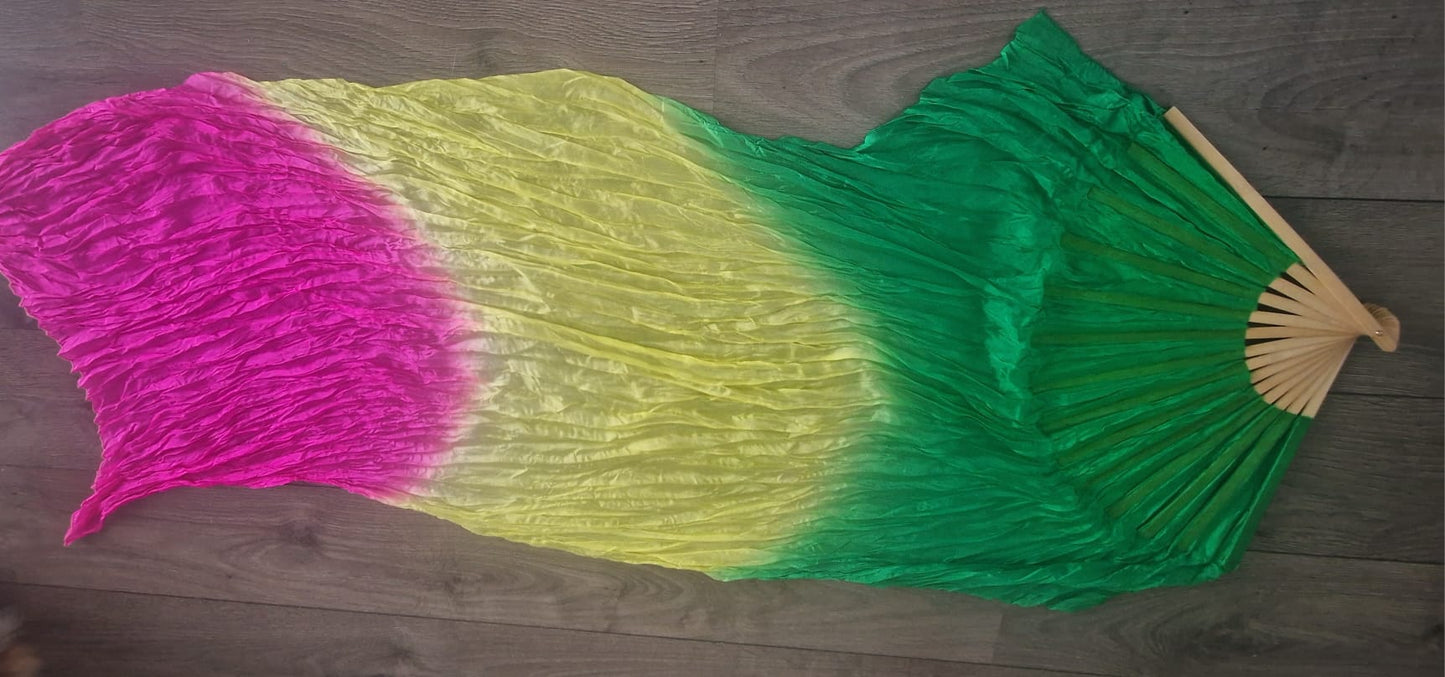 Silk fanveil - single right hand veil