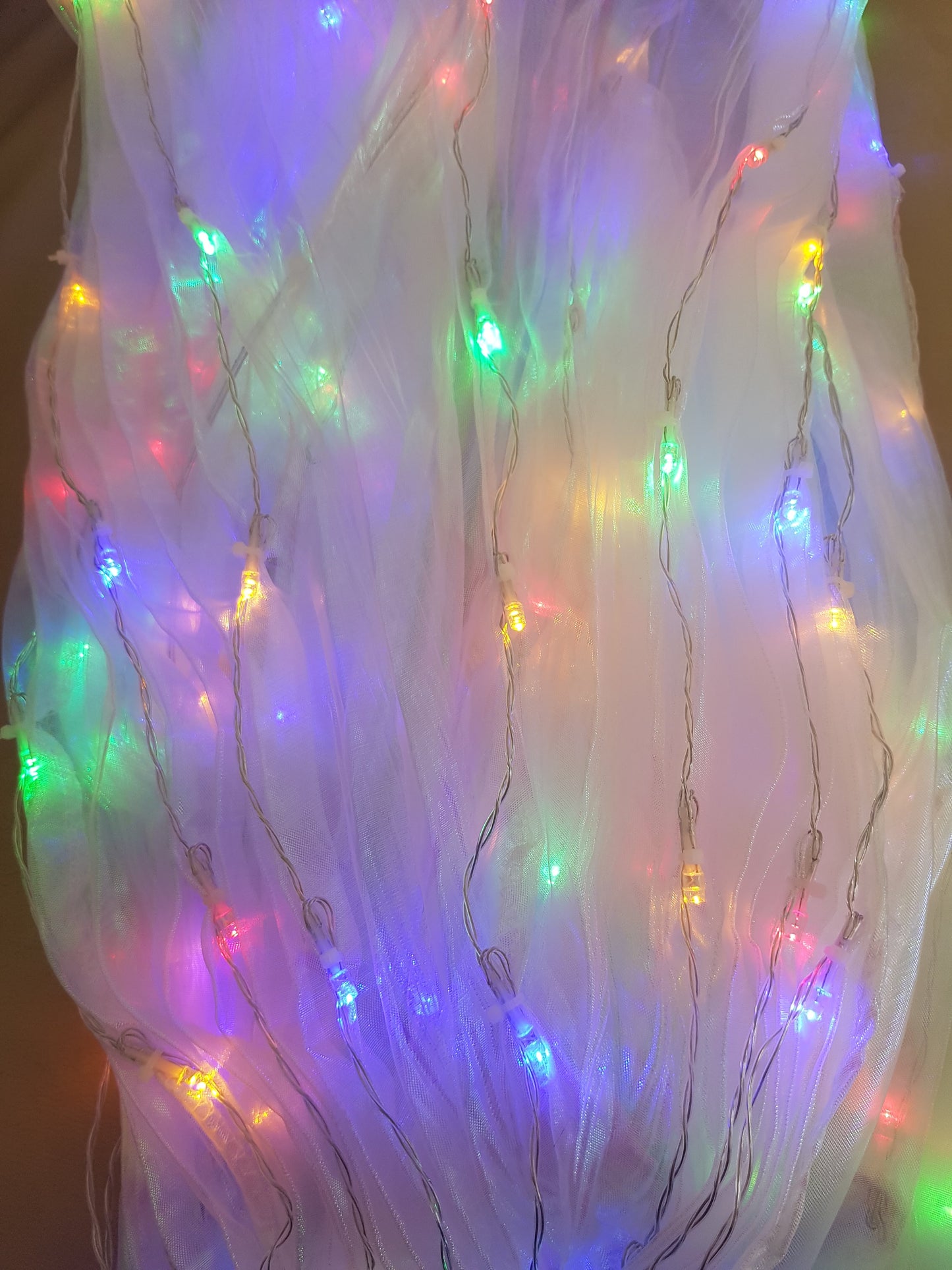 Isis Wings organza with LED lights in different colours