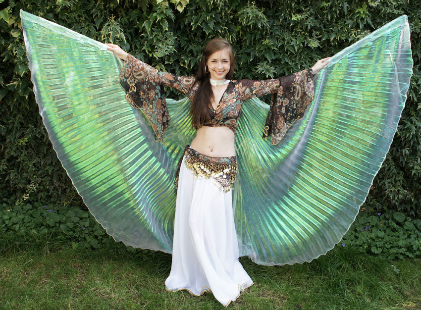 Isis Wings transparent organza white