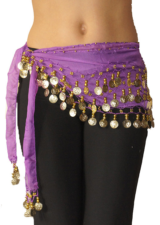 Hip scarf purple