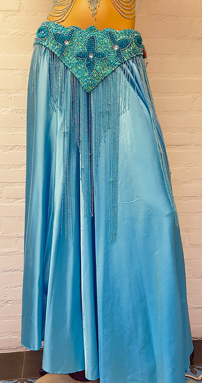 Kostuumbelt van kostuum Dalal turquoise