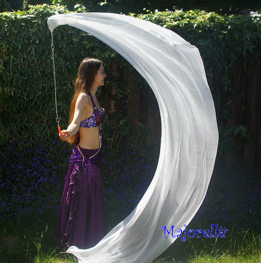 Belly dance Poi/Voi white
