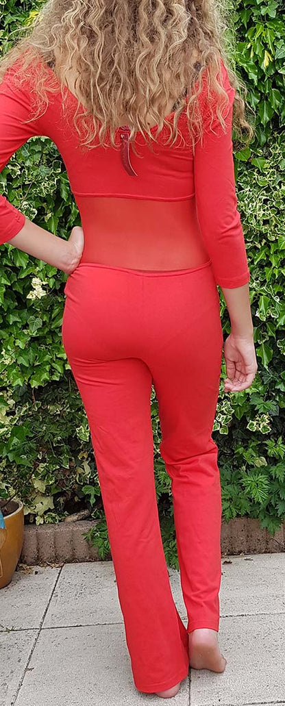 Catsuit red, nice quality!