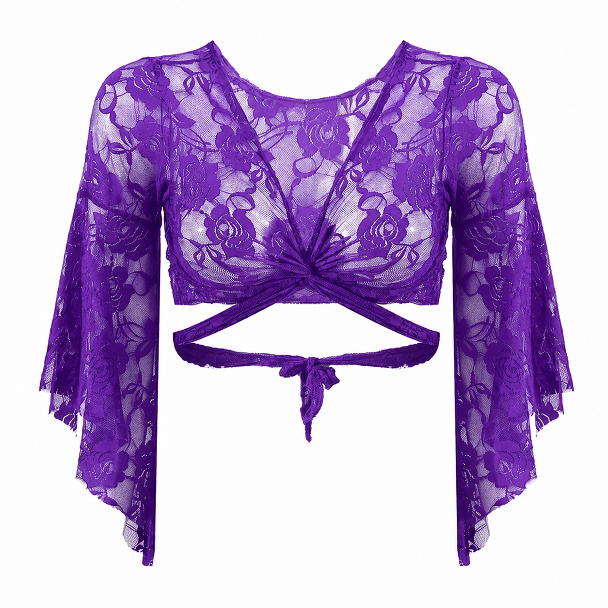 Purple lace top