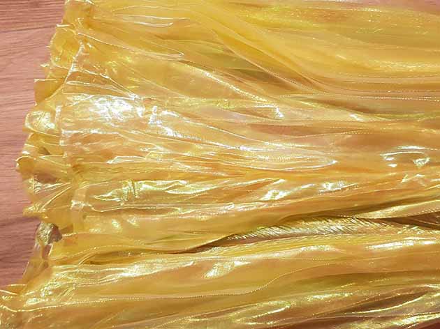 Isis Wings transparent organza yellow