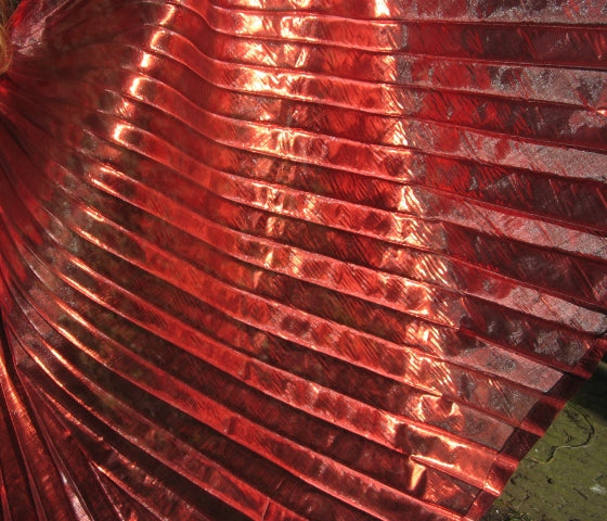 Isis Wings organza lamee in red