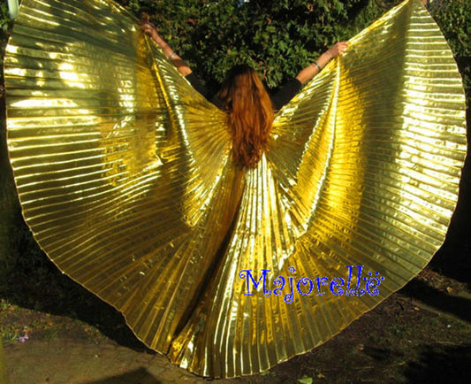 Isis wings organza lamie in beautiful gold color