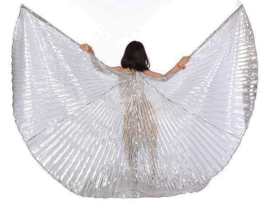 Children's Isis wings in silver by Organza Lamee