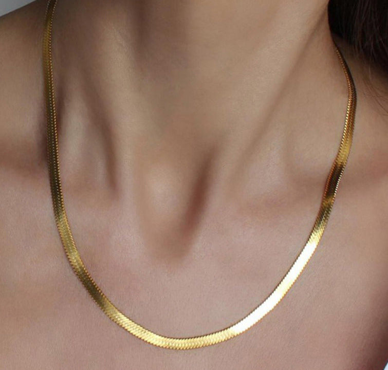 Necklace gold color Stainless Steel