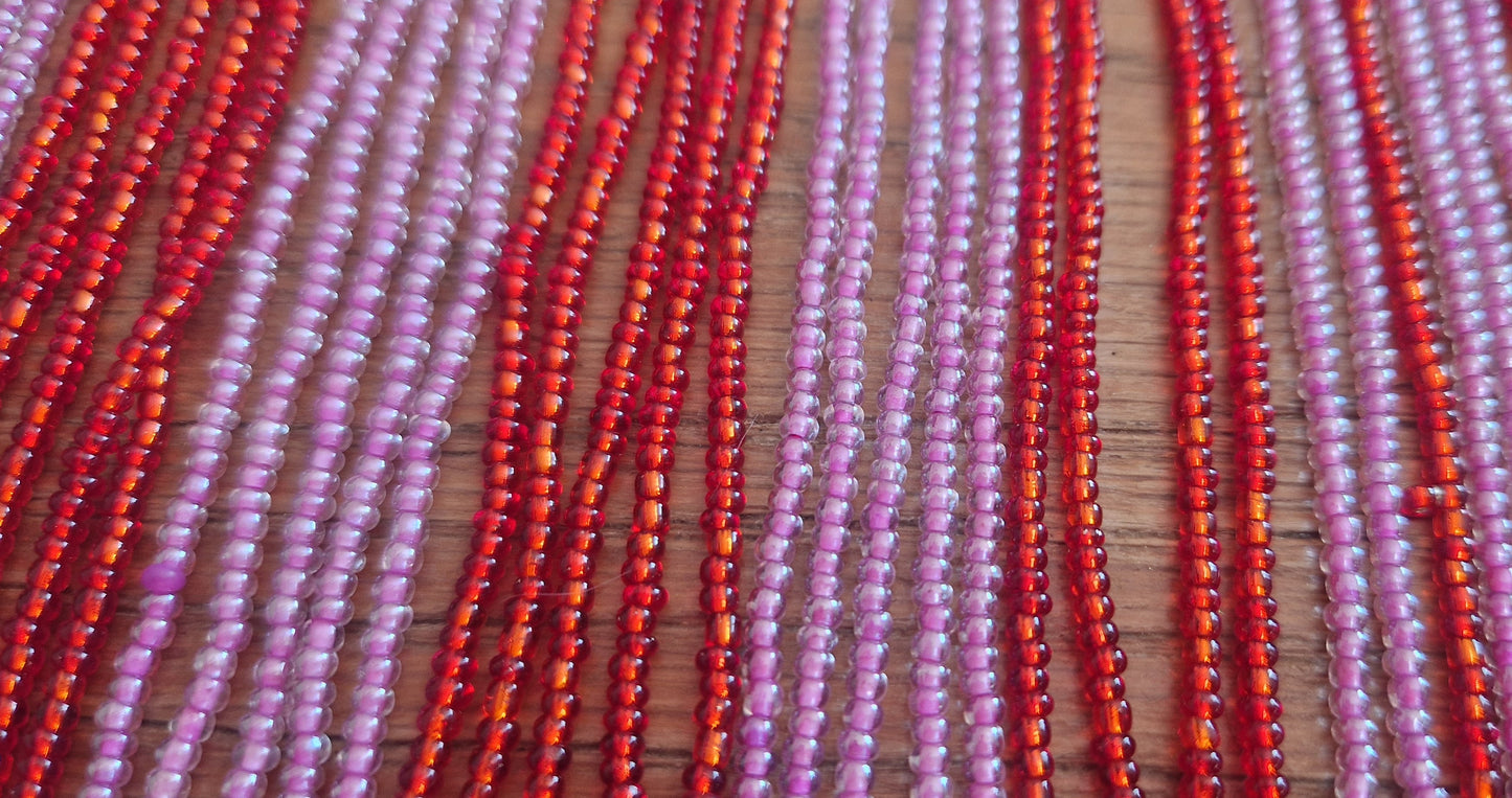 Beaded string with strands of 30cm