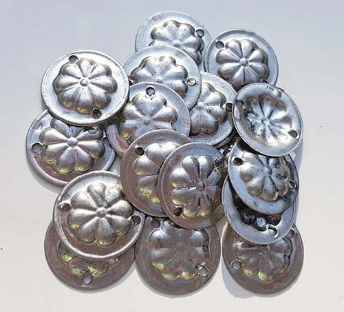 Tribal coins in old silver