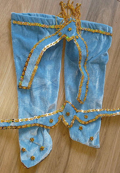 Belly dance costume Nora in light blue