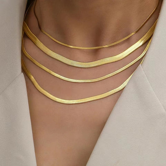 Necklace gold color Stainless Steel