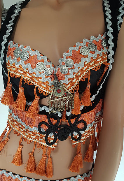 Belly dance tribal vest