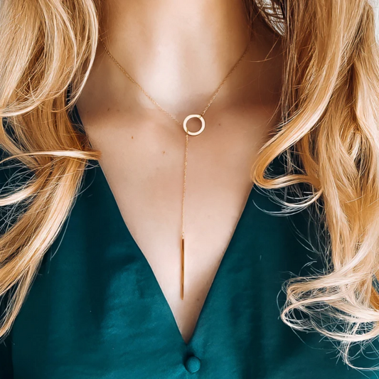 Infinity chain in gold Stainless Steel 