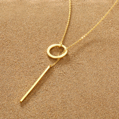 Infinity chain in gold Stainless Steel 