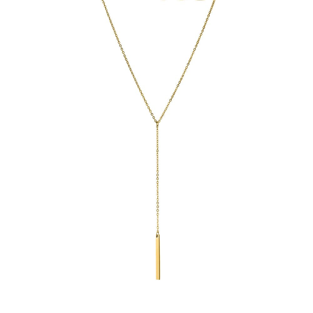 Infinity chain in gold Stainless Steel 