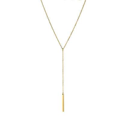 Infinity chain in gold Stainless Steel 