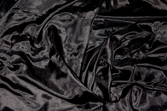 Silk veil in black 100% silk