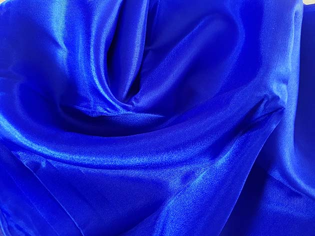 Silk veil in blue 100% silk