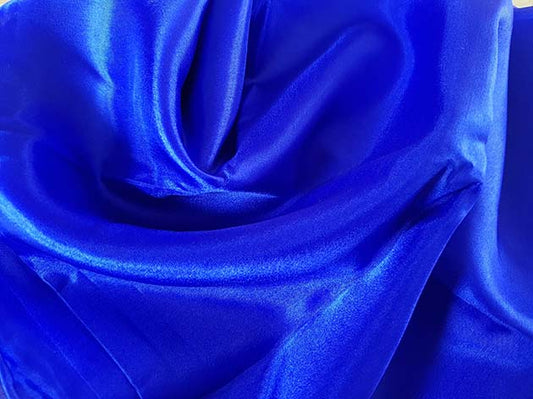 Silk veil in blue 100% silk