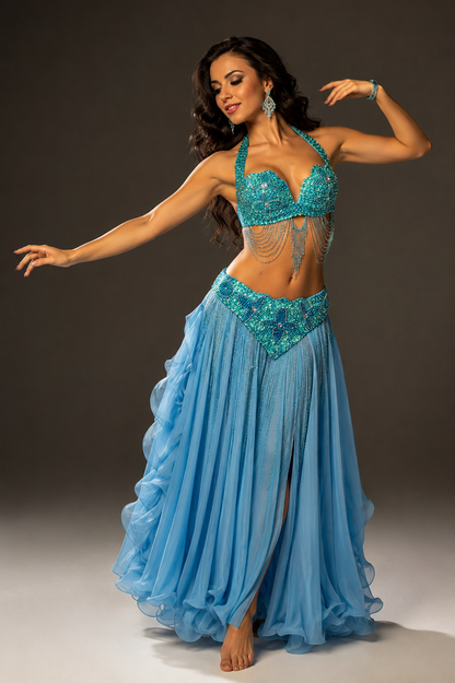 Belly dancing costume 'Dalal' by Sakkara
 