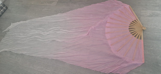 Silk fanveil - single right hand veil