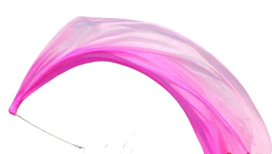 Belly dance Poi/Voi fuchsia white