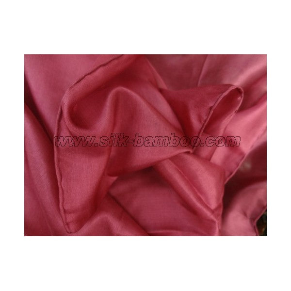 Silk veil in burgundy 100% silk